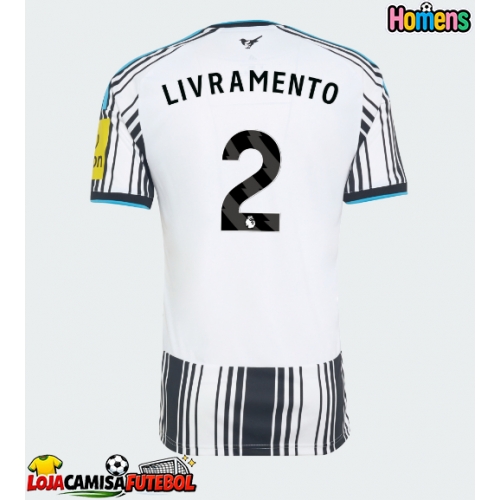 Camisa de Futebol Newcastle United Tino Livramento #2 Equipamento Principal 2026-27 Manga Curta